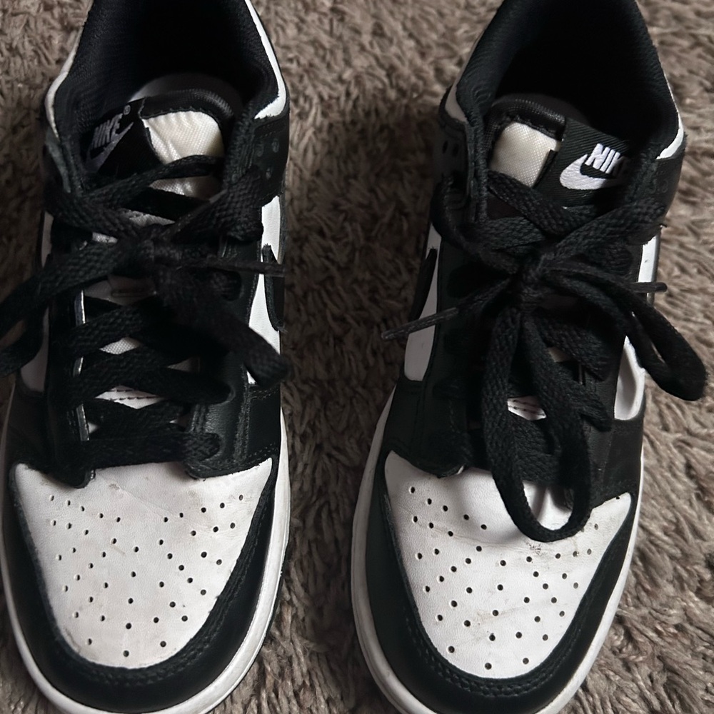 Nike Kids Sneakers Black White Contrast